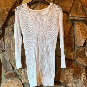 LOFT Cream Knit Sweater
